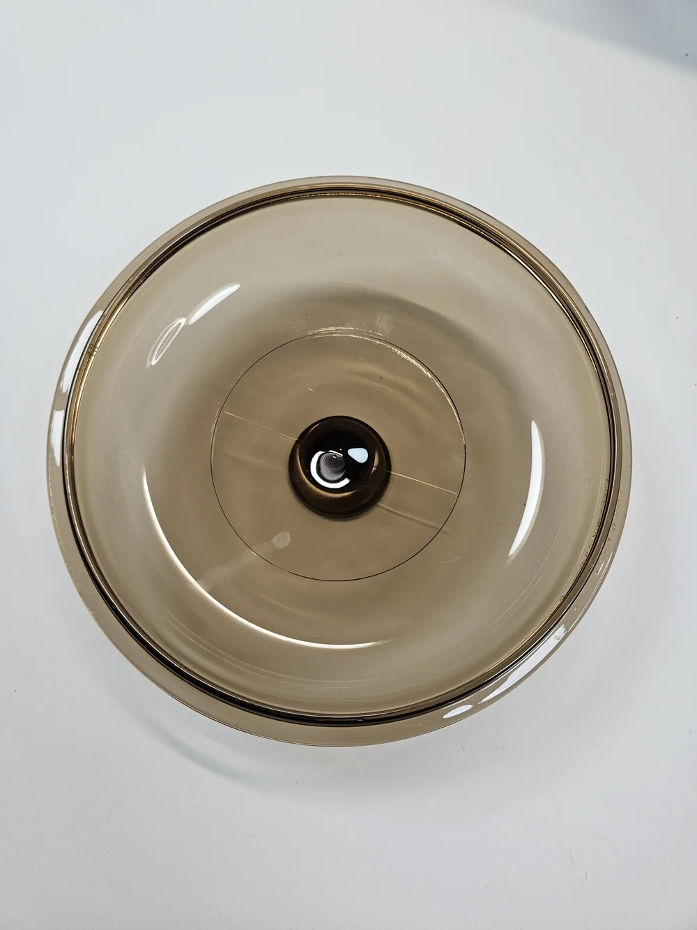 Pyrex Visions Amber Glass Replacement Lid V-2.5-C B V2.5CB 8.5